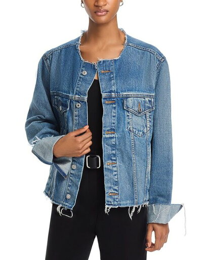 【送料無料】 リダン レディース ジャケット・ブルゾン アウター Cutoff Denim Trucker Jacket Mid Fade 【送料無料】 リダン レディース ジャケット・ブルゾン アウター Cutoff Denim Trucker Jacket Mid Fade