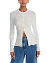 【送料無料】 エーエルシー レディース カーディガン アウター Fisher Textured Cardigan Bright White