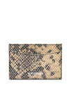 【送料無料】 ホイッスルズ レディース 財布 アクセサリー Snake Embossed Card Holder Snake Print