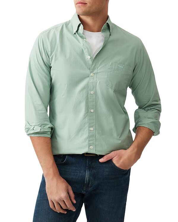 【送料無料】 ロッドアンドグン メンズ シャツ トップス Hendrick Slim Fit Button Down Shirt Thyme