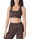 【送料無料】 スウェッティベティ レディース ブラジャー アンダーウェア Super Soft Reversible Yoga Bra Brown Python...