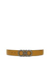 【送料無料】 フェラガモ メンズ ベルト アクセサリー Men's Double Gancini Reversible Leather Belt Burnt O...