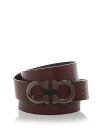 【送料無料】 フェラガモ メンズ ベルト アクセサリー Men's Double Gancini Reversible Leather Belt Cordova...