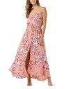 【送料無料】 ティアールハワイ レディース ワンピース トップス Ryden Maxi Dress Swim Cover-Up Lily Rouge