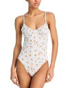【送料無料】 アクア レディース 上下セット 水着 Smocked Underwire One Piece Swimsuit - Exclusive White...