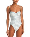 【送料無料】 ソリッド アンド ストライプ レディース 上下セット 水着 The Alma One Piece Swimsuit French Floral