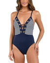 【送料無料】 ラブランカ レディース 上下セット 水着 Sail Plunge One Piece Swimsuit Indigo