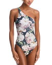 【送料無料】 ノーマカマリ レディース 上下セット 水着 One Shoulder One Piece Swimsuit Peony