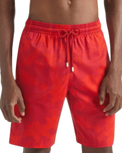 【送料無料】 ヴィルブレクイン メンズ ハーフパンツ・ショーツ 水着 Okorise Printed 7.5" Swim Trunks Lipstick 【送料無料】 ヴィルブレクイン メンズ ハーフパンツ・ショーツ 水着 Okorise Printed 7.5" Swim Trunks Lipstick