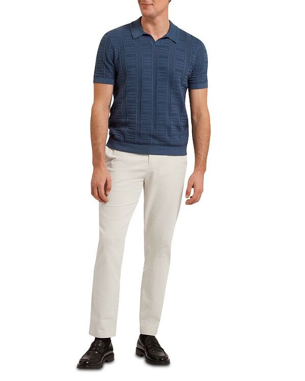 【送料無料】 テッドベーカー メンズ ニット・セーター アウター Ruzza Open Collar Polo Sweater Dark Blue