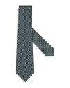 【送料無料】 ゼニア メンズ ネクタイ アクセサリー Classic Silk Tie Teal Blue