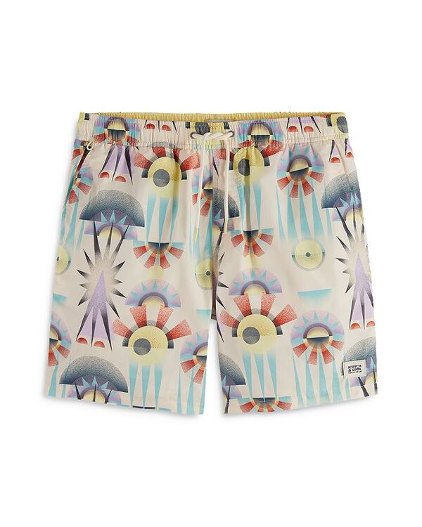 【送料無料】 スコッチアンドソーダ メンズ ハーフパンツ・ショーツ 水着 Printed Drawstring 6.3" Swim Shorts Luna Pier