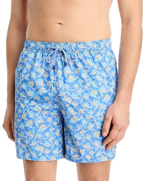【送料無料】 ピーター・ミラー メンズ ハーフパンツ・ショーツ 水着 Tackle The Day 7" Swim Trunks Marina Blue
