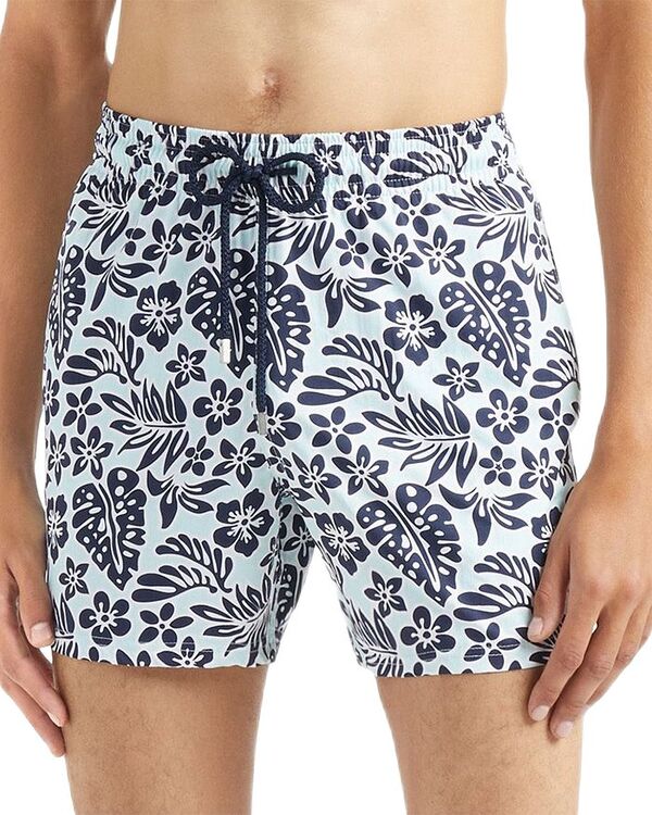 【送料無料】 ヴィルブレクイン メンズ ハーフパンツ・ショーツ 水着 Moorise Printed 4.5" Swim Trunks Pacific Blue