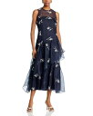 【送料無料】 サンク ア セプト レディース ナイトウェア アンダーウェア Roberta Silk Dress Navy/ivory