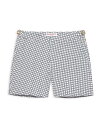 【送料無料】 オールバー ブラウン メンズ ハーフパンツ・ショーツ 水着 Bulldog Jacquard High Low Geo Swim Trunks W...