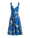 【送料無料】 エトロ レディース ワンピース トップス Pleated Dress PRINTED AZURE BASE