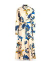 【送料無料】 エトロ レディース シャツ トップス Midi Shirtdress Print On White