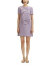 【送料無料】 オスカー デ ラ レンタ レディース ワンピース トップス Tweed Shift Dress Thistle