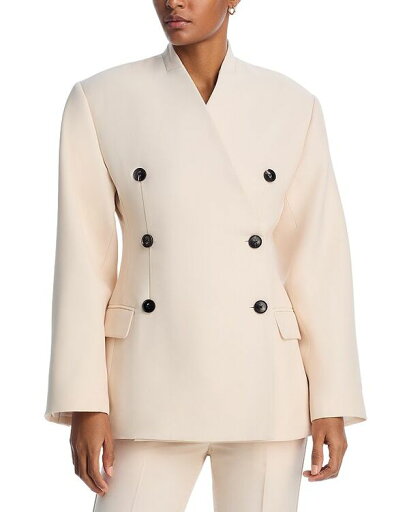 【送料無料】 コー レディース ジャケット・ブルゾン アウター Collarless Jacket Pink 【送料無料】 コー レディース ジャケット・ブルゾン アウター Collarless Jacket Pink