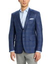 【送料無料】 カナーリ メンズ ジャケット・ブルゾン アウター Siena Hopsack Plaid Regular Fit Sport Coat Navy/...