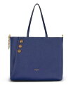 【送料無料】 バルマン レディース トートバッグ バッグ Women's Embleme Grained Calfskin Tote Bag Navy
