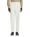 【送料無料】 ゼニア メンズ カジュアルパンツ ボトムス Pleated Trousers White