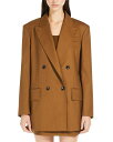 【送料無料】 マックスマーラ レディース ジャケット・ブルゾン アウター Palanca Blazer Tobacco