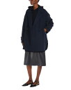【送料無料】 マックスマーラ レディース コート アウター Vania Wool Pea Coat Midnightblue