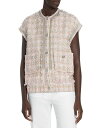 【送料無料】 ヴェルサーチ レディース ジャケット・ブルゾン アウター Tweed Jacket Pastel Pink/White