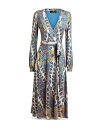 【送料無料】 エトロ レディース ワンピース トップス Printed Wrap Midi Dress Print On White