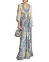 【送料無料】 エトロ レディース ワンピース トップス Silk Printed Maxi Dress Print On White