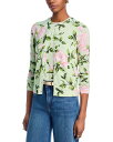 【送料無料】 オスカー デ ラ レンタ レディース カーディガン アウター English Roses Cardigan Pink/Pale
