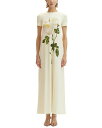 【送料無料】 オスカー デ ラ レンタ レディース ワンピース トップス Short Sleeve Painted Rise Maxi Dress White/...