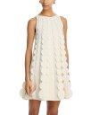 【送料無料】 オスカー デ ラ レンタ レディース ワンピース トップス Sleeveless 3D Circle Trapeze Dress Ivory