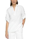【送料無料】 ラファイエットワンフォーエイト レディース シャツ トップス Tab Sleeve Popover Shirt White(4)