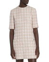 【送料無料】 ヴェルサーチ レディース ワンピース トップス Fancy Tweed Dress Pastel Pink/White
