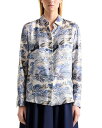【送料無料】 アルチュザラ レディース シャツ トップス Chika Silk Shirt Berry Blue