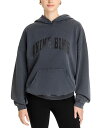 【送料無料】 アニービン レディース パーカー・スウェット アウター Harvey Hooded Sweatshirt Washed Black