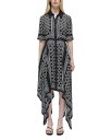【送料無料】 シムカイ レディース ワンピース トップス Abrielle Handkerchief Midi Dress Black