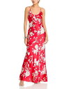 【送料無料】 ラジャンス レディース ワンピース トップス Charmaine Silk U Neck Gown Red/Ivory Ikebana