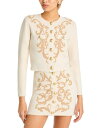 【送料無料】 ラジャンス レディース カーディガン アウター Kota Jacquard Cardigan Bone/Cappuccino