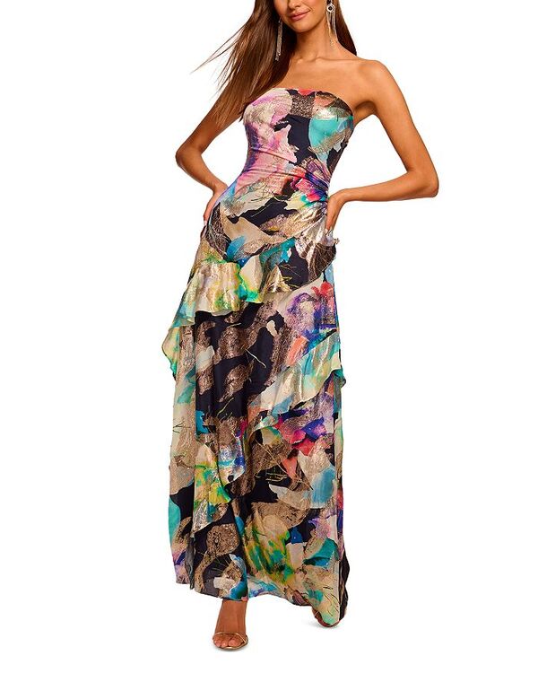 【送料無料】 レイミー ブルック レディース ワンピース トップス Dominika Gown Spring Navy Marble