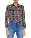 【送料無料】 ラジャンス レディース ジャケット・ブルゾン アウター Kasey Tweed Cropped Jacket Black Multi Tweed(4)