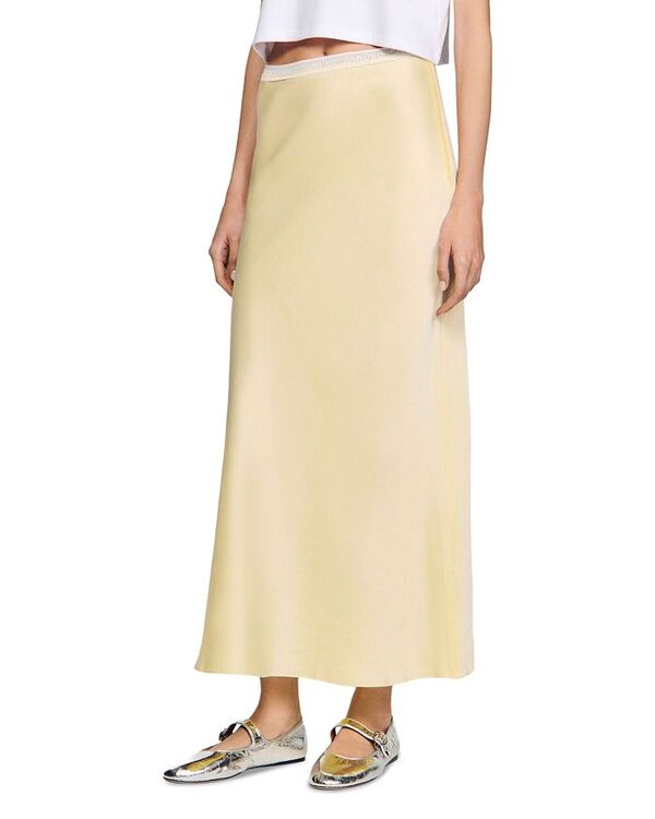 サンドロ レディース ボトムス スカート Sandro Skyn Skirt Yellow イエロー(4)