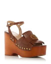 【送料無料】 ヴァレンティノ レディース サンダル シューズ Women's VLogo Clog Sandals Tabacco