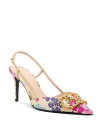 【送料無料】 ヴァレンティノ レディース パンプス シューズ Women's VLogo Signature Slingback Pumps Ivory/Mul...