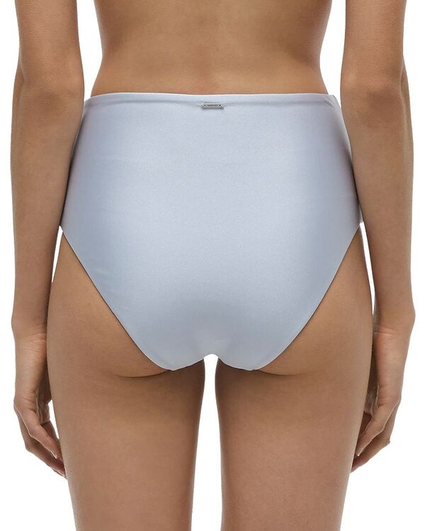 【送料無料】 シムカイ レディース ボトムスのみ 水着 Teya High Waisted Ruched Bikini Bottom Periwinkle Sky