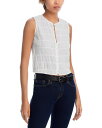 【送料無料】 フレーム レディース タンクトップ トップス The Smocked Tank White