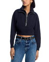 【送料無料】 フレーム レディース パーカー・スウェット アウター The Double Zip Sweatshirt Dark Navy